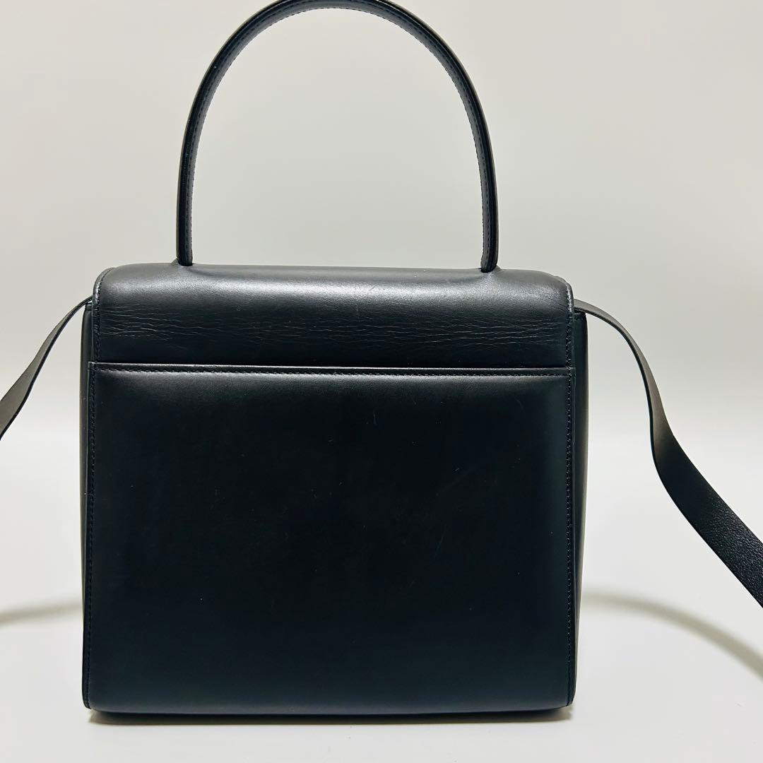 GIVENCHYジバンシー 4Gロゴ レザー ハンドバッグ トップハンドル 黒