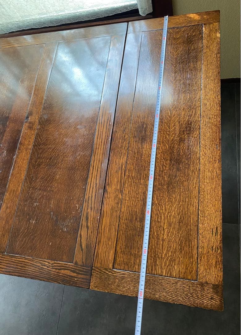 三越イギリスアンティークテーブル（伸縮可能） 在庫一掃セール