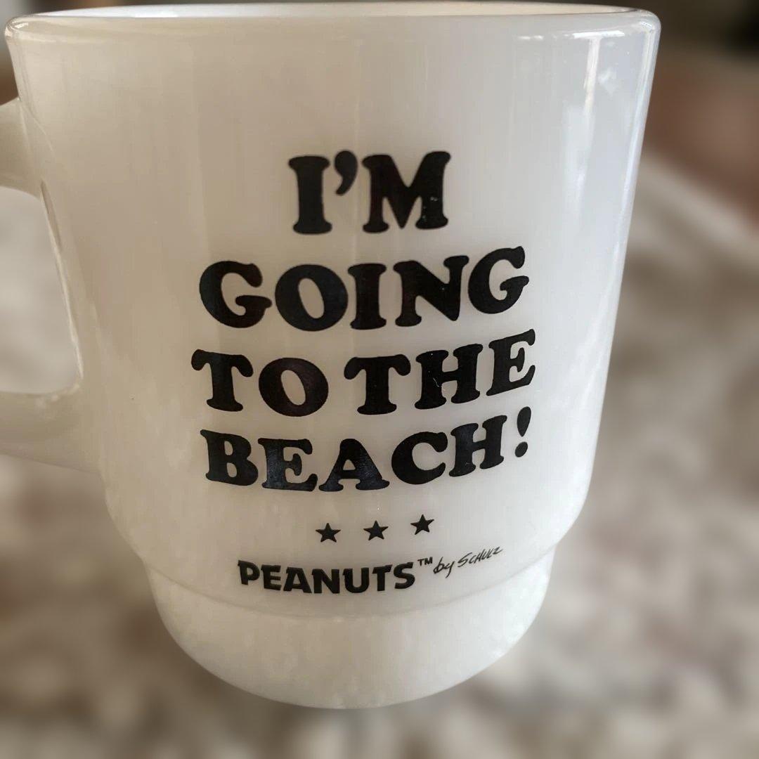ファイヤーキング　PEANUTS ビーチデザイン マグカップ　日焼けスヌーピー