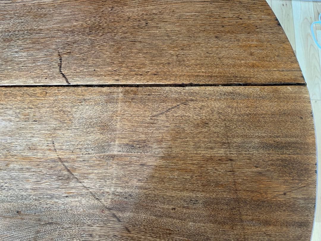 ラウンドテーブル　ろくろ脚　円卓　ヴィンテージ　アンティーク