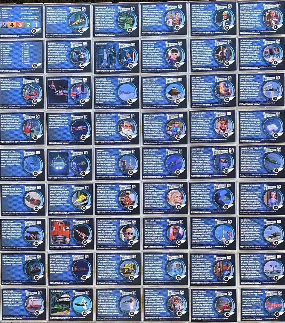 【日本未発売】サンダーバード　50周年記念　トレーディング カード　全種類未開封