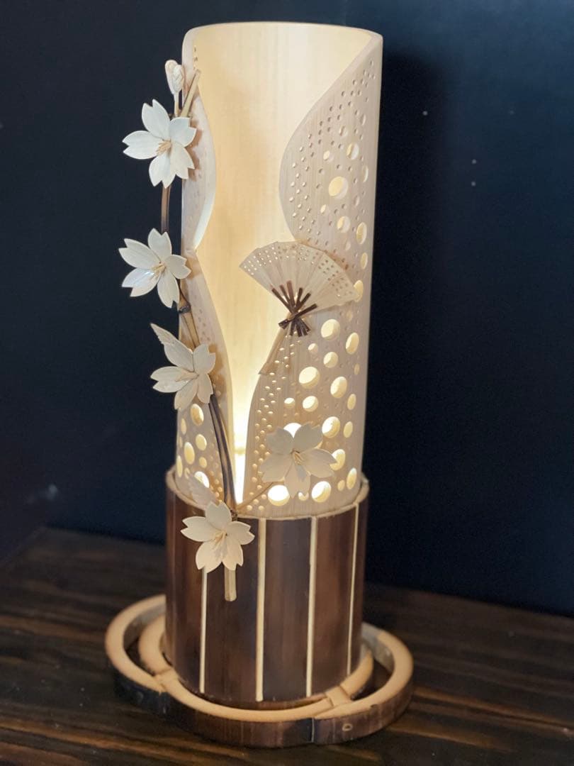 竹灯籠　〜美竹桜①〜　竹細工