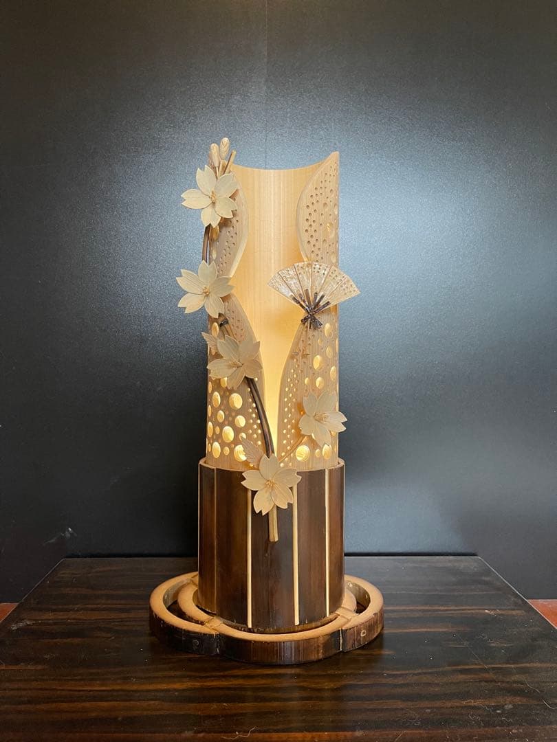 竹灯籠　〜美竹桜①〜　竹細工