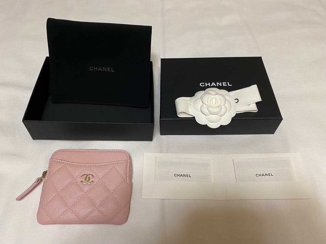 シャネル マトラッセ ケース 財布 キャビアスキン