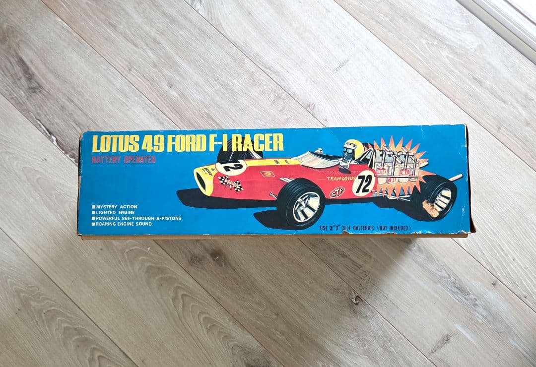 ブリキの車 LOTUS 49 FORD F-1 RACER バッテリー駆動