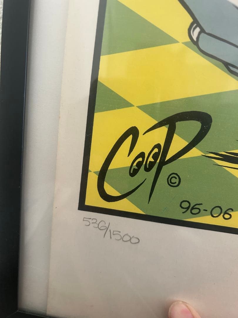 シルクスクリーンポスFOOFIGHTERS とスマッシングパンプキズフレーム