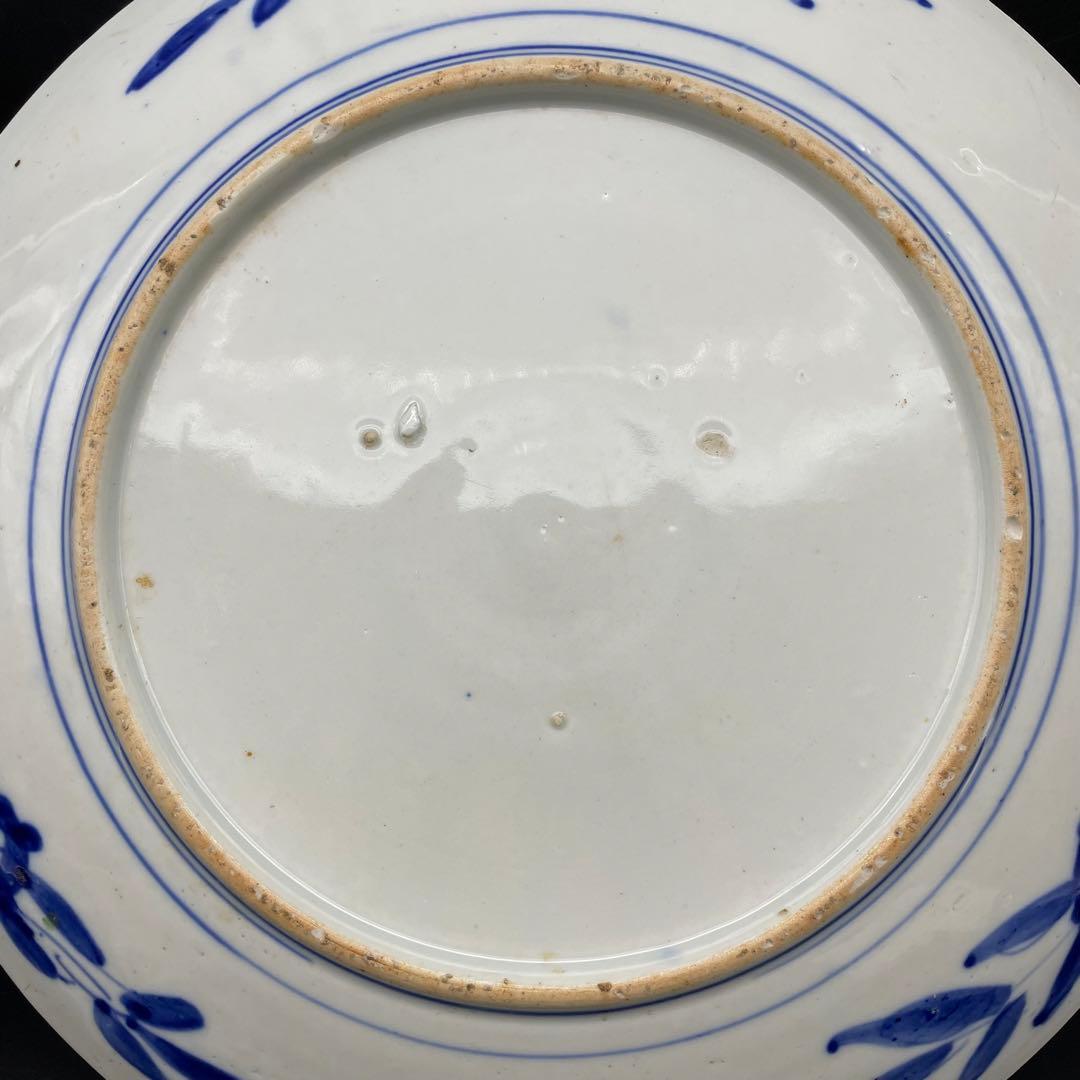 伊万里・有田焼 明治時代 色絵大皿 金彩 飾り皿 40cm