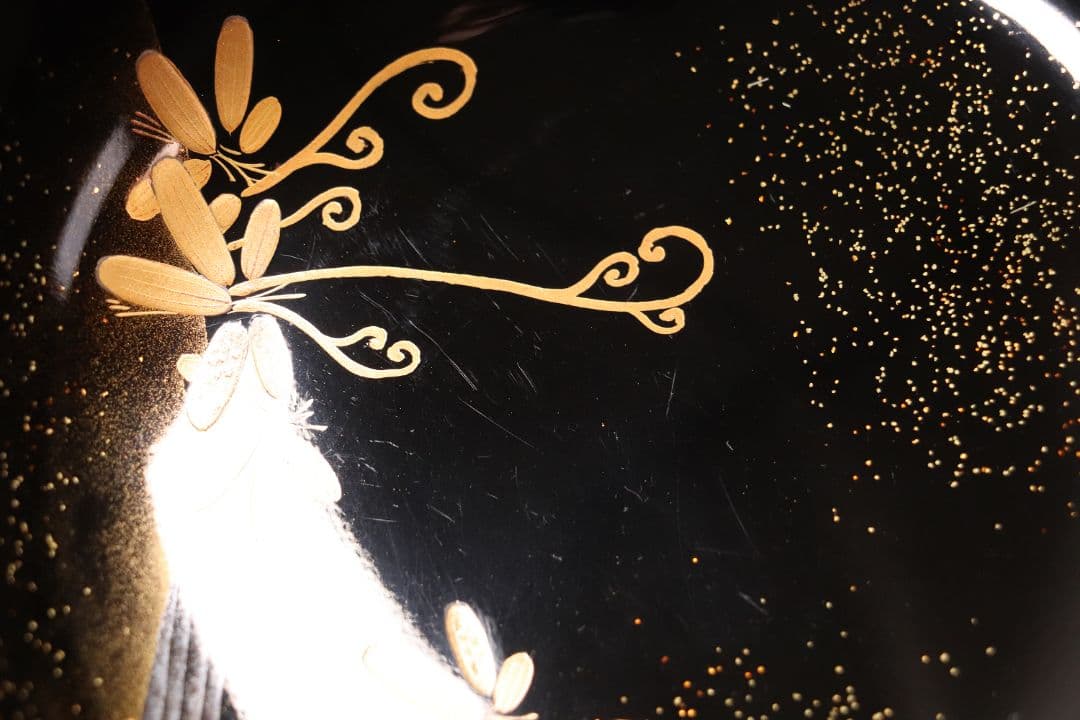 専用10客まとめ CM5 時代 加賀蒔絵 鳥図 溜塗内黒 椀 三客 木製 雉春草