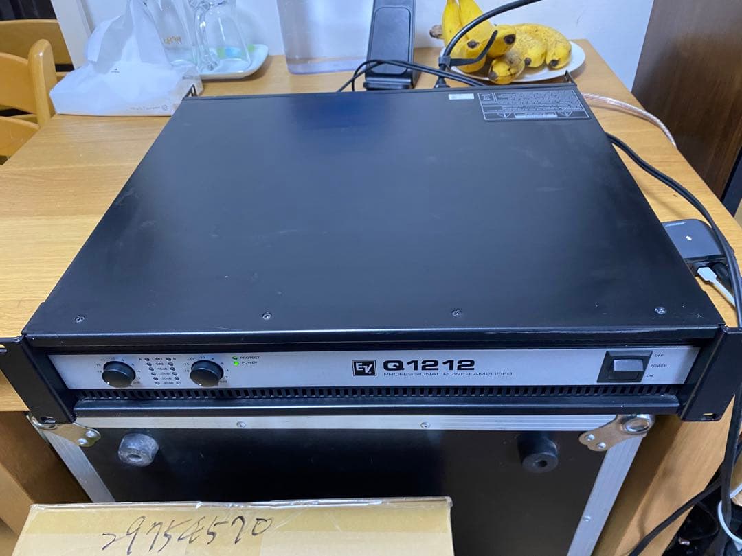 EV Q1212 パワーアンプ 動作確認済み。良い品。