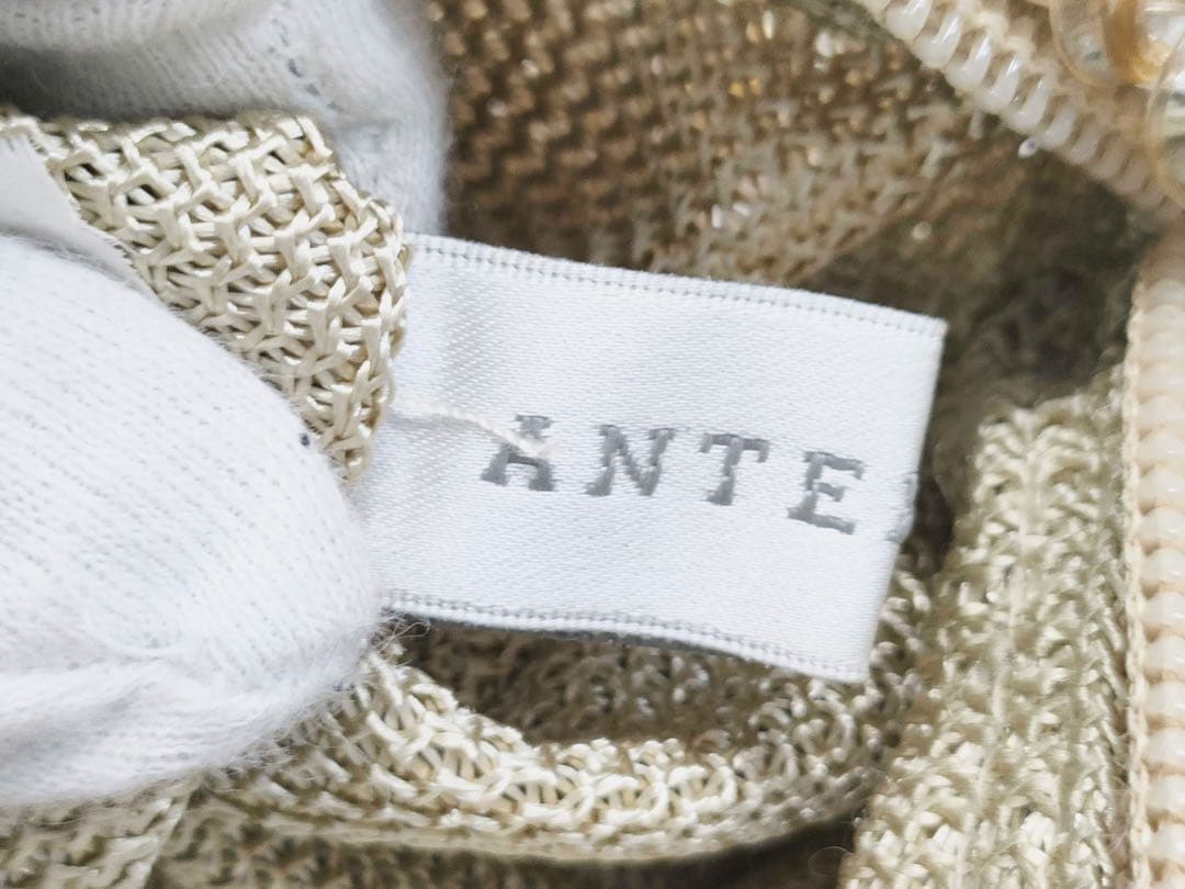 【最終価格・美品】アンテプリマ ワイヤーバッグ ハンドバッグ フラワーチャーム付