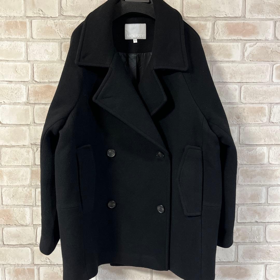 MOUSSY DOUBLE BREASTED MID コート - メルカリ