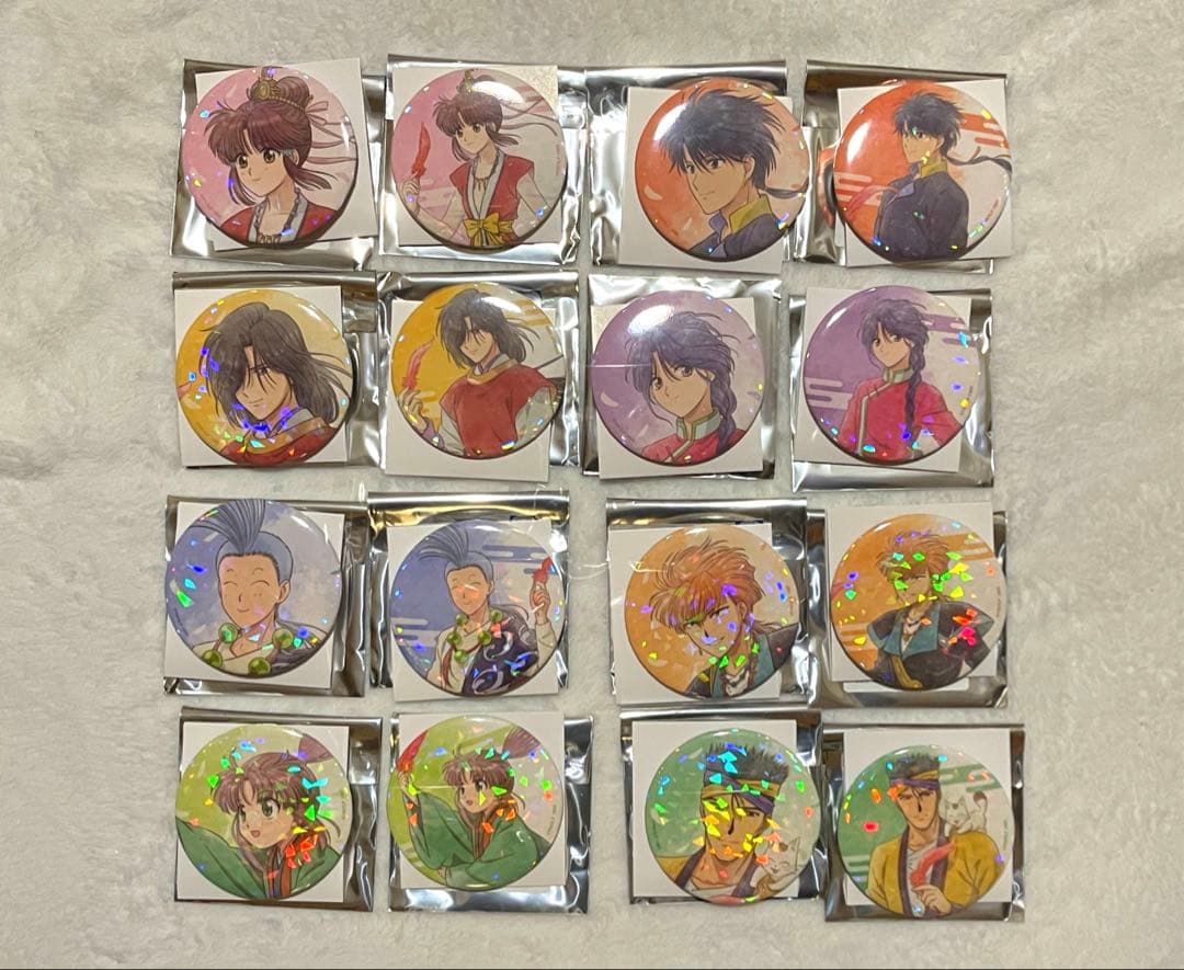 ふしぎ遊戯　当たり付き一撃コレクション　特大アクリルスタンド・缶バッジセット