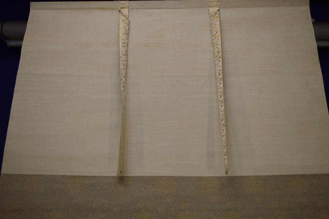 真作/木村杏園/秋景山水図/桐共箱付/布袋屋掛軸HH-