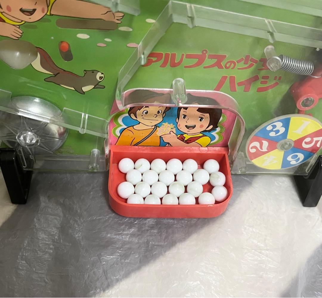 エポック社のジュニアパチンコ アルプスの少女 ハイジ 当時物 レトロ