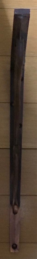 一点物 レトロ 真鍮 棚受 300mm✗350mm ブロンズ 木ネジ付 2個