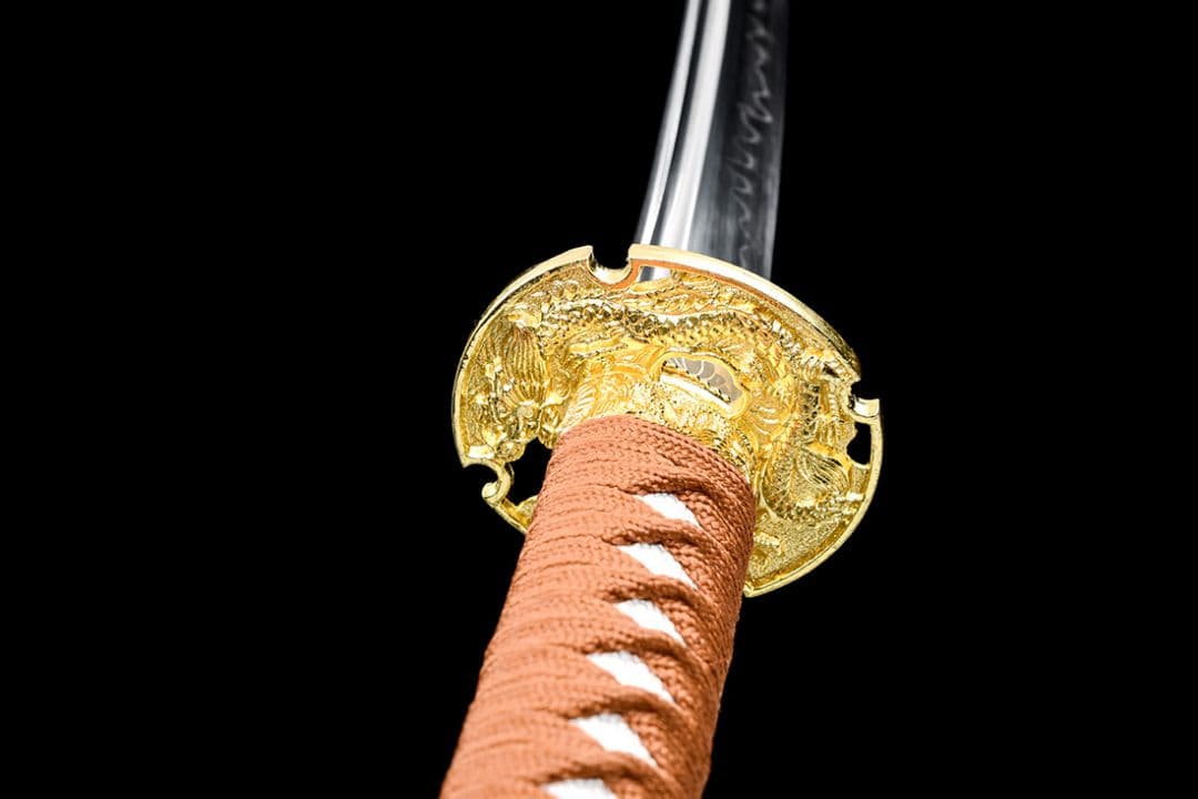 【金龍太d】武具　刀装具　日本刀　模造刀 居合刀 手鍛造打 鋼刀 武蔵 鑑賞