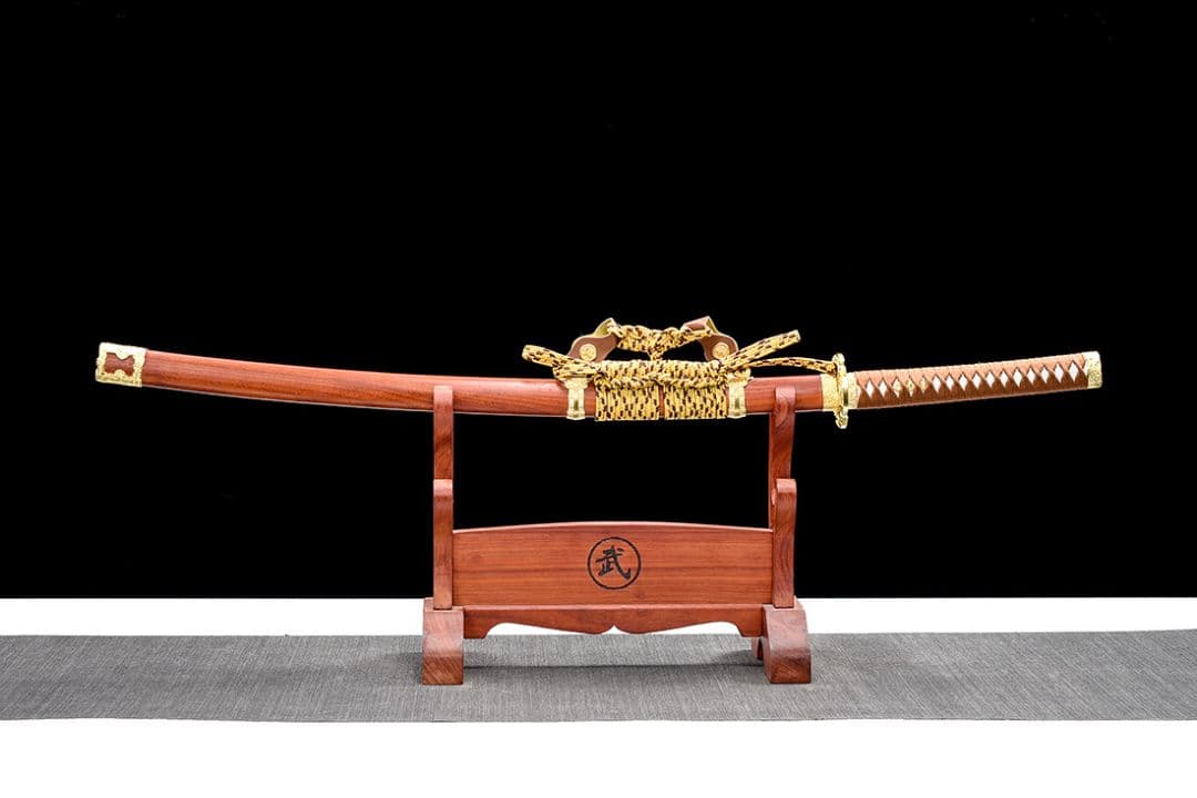 【金龍太d】武具　刀装具　日本刀　模造刀 居合刀 手鍛造打 鋼刀 武蔵 鑑賞