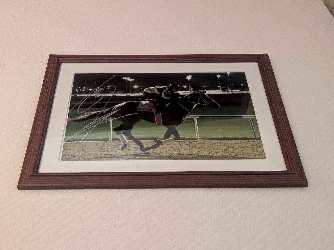 世界唯一】年度代表馬選出記念フォーエバーヤング坂井瑠星騎手直筆