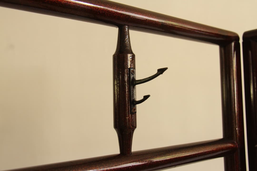 衣紋かけ パーテーション 間仕切 鶴 古道具 古家具 ビンテージ