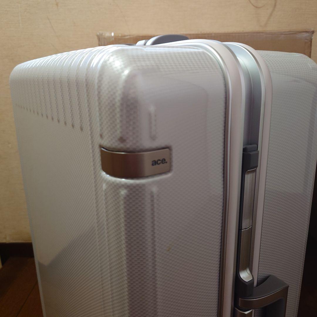 新品未使用】ace. スーツケース パリセイド3-F 55L ホワイトカーボン
