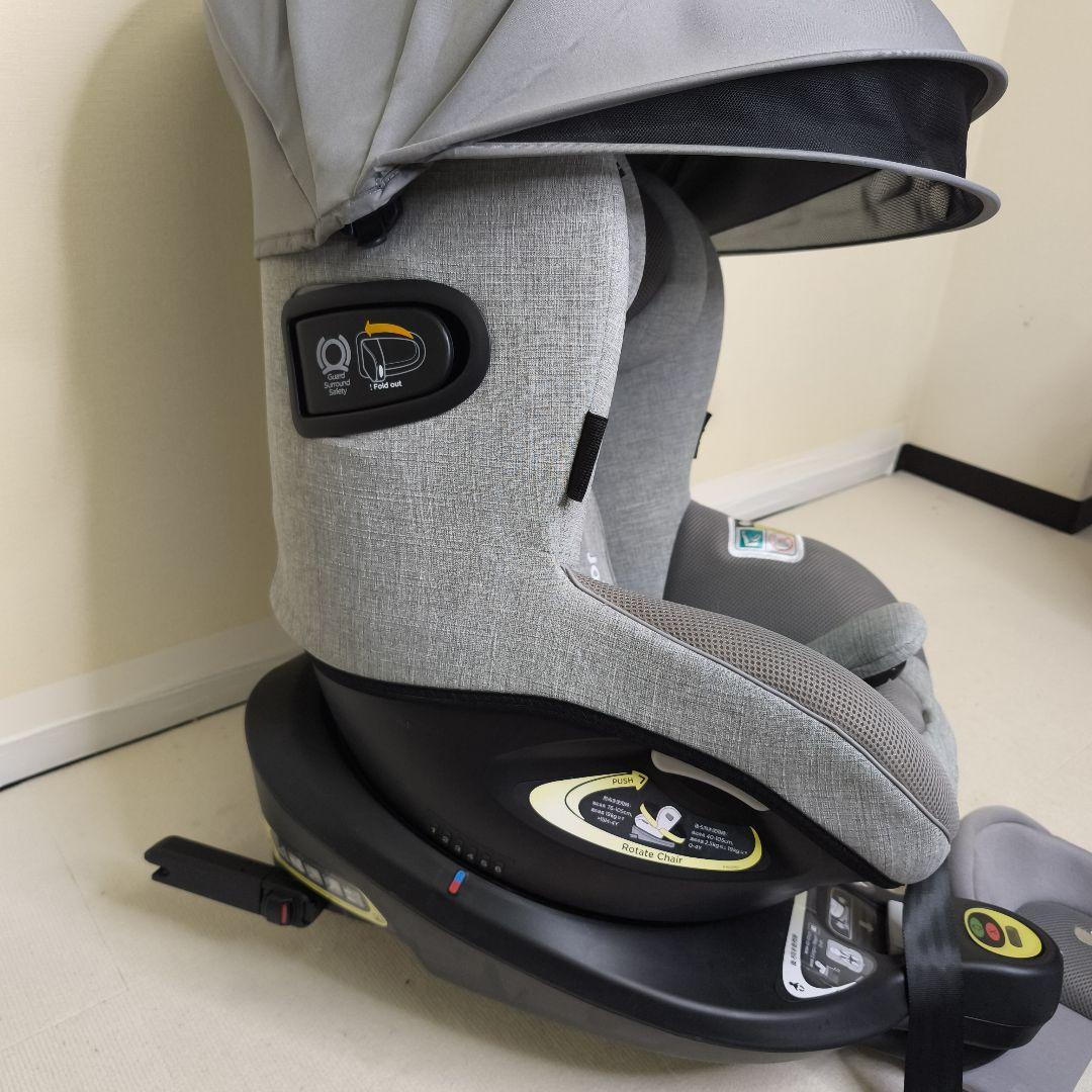 美品joie アイ・アーク360° ISOFIX固定 回転式 チャイルドシート