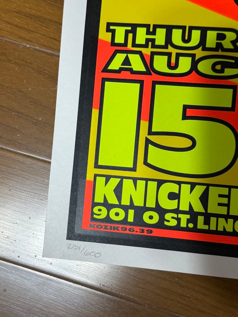 Kozik 1996⭐︎ ISMFest 96 シルクスクリーンポスター 2026年最新