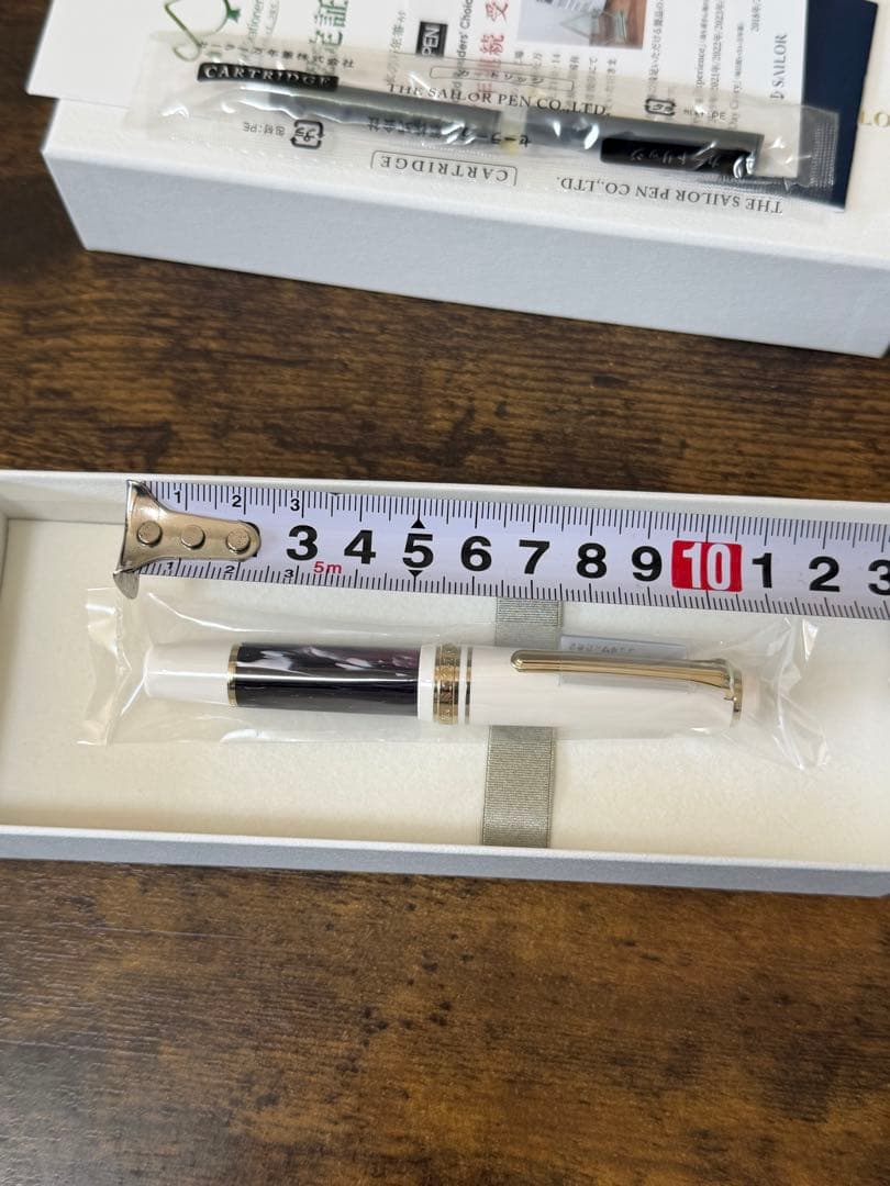 新品未使用　ランコントル　限定　レザン　セーラー　万年筆　中細字　備品付き