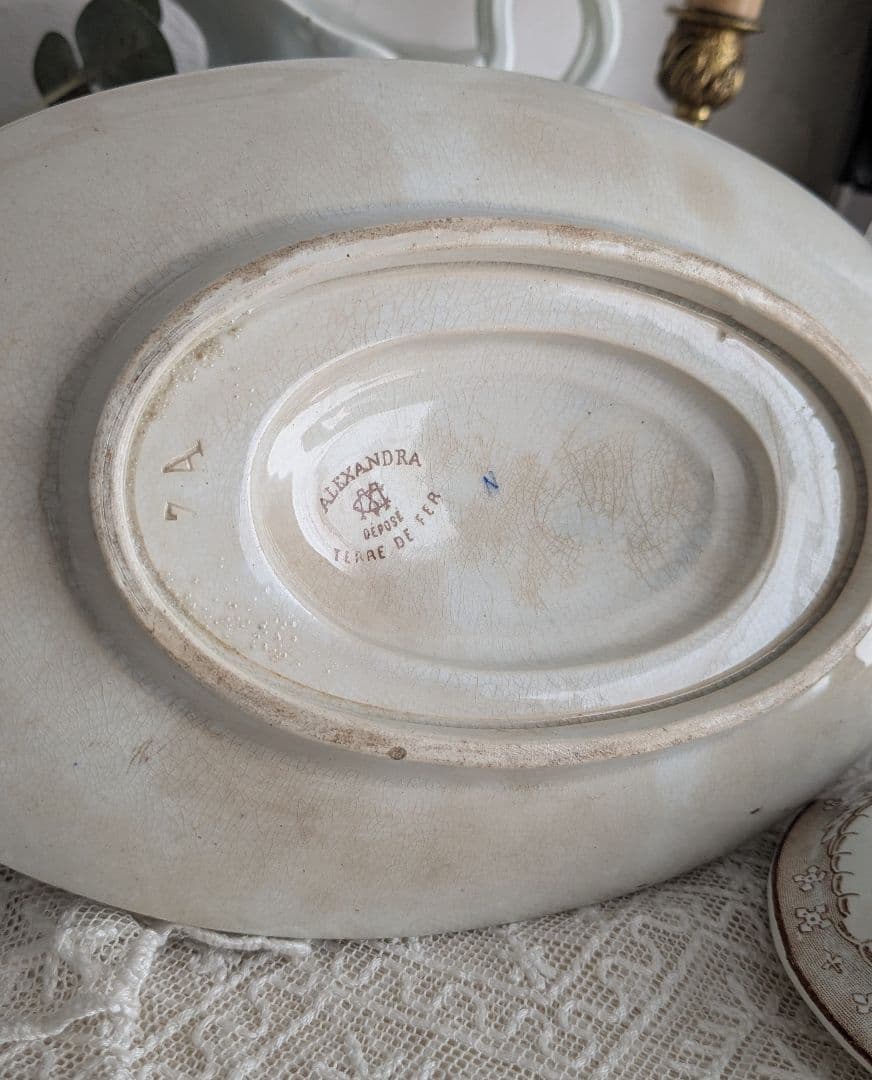 クレイユモントロー alexandra蓋付きソーシエール フランス