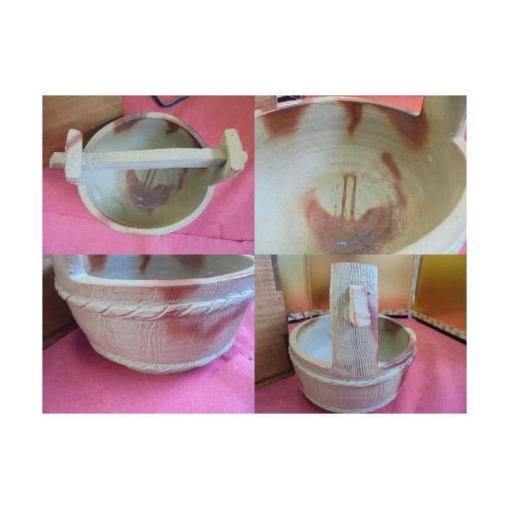 AKａ5477 北大路魯山人　備前　花入