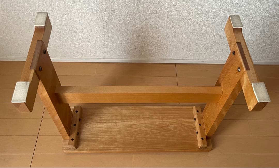 手織り機用】東京手織 KM-650用 長椅子（高さ調節可） 中古 織物道具