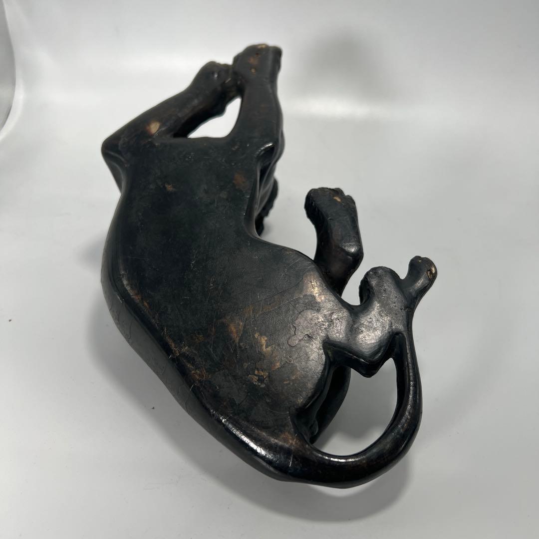 極上 古銅獅子　重さ：約2748g