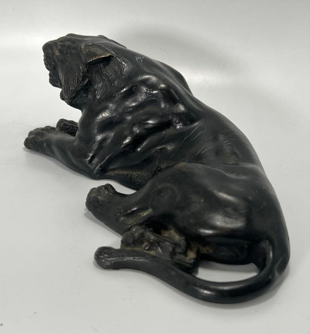 極上 古銅獅子　重さ：約2748g
