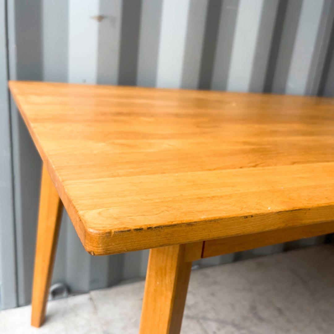 取付無料！モモナチュラル VIBO アルダー材天然木北欧風ダイニングテーブル✨