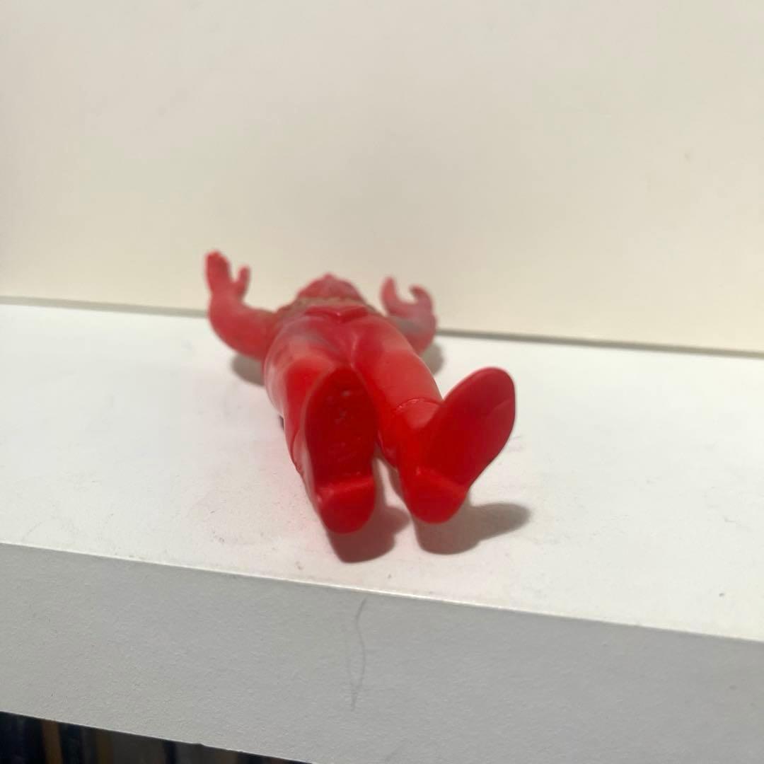 旧バンダイ製 サソリ男 珍色 ソフビ フィギュア 怪人 当時物 ポピー