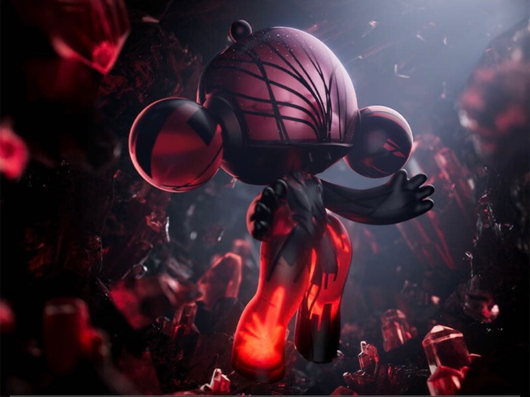 POPMART MEGA SKULLPANDA 400% Red Crystal - メルカリ