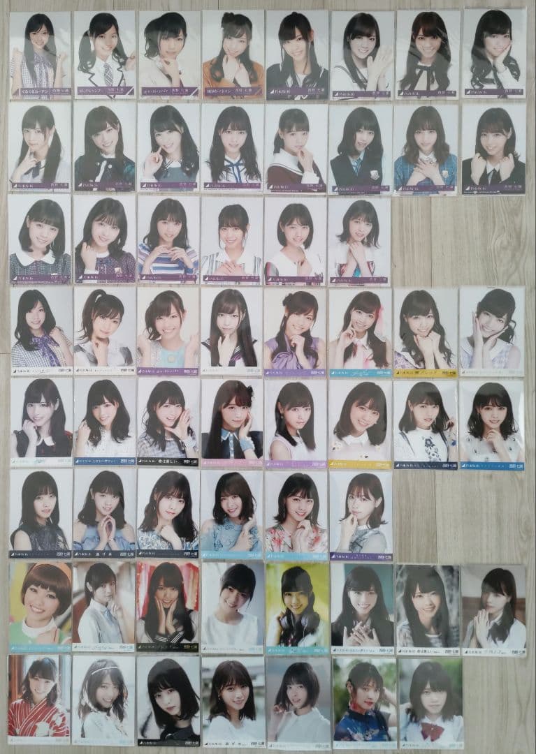 西野七瀬　元乃木坂46　表題曲　生写真　フルコンプ　59コンプ　198枚