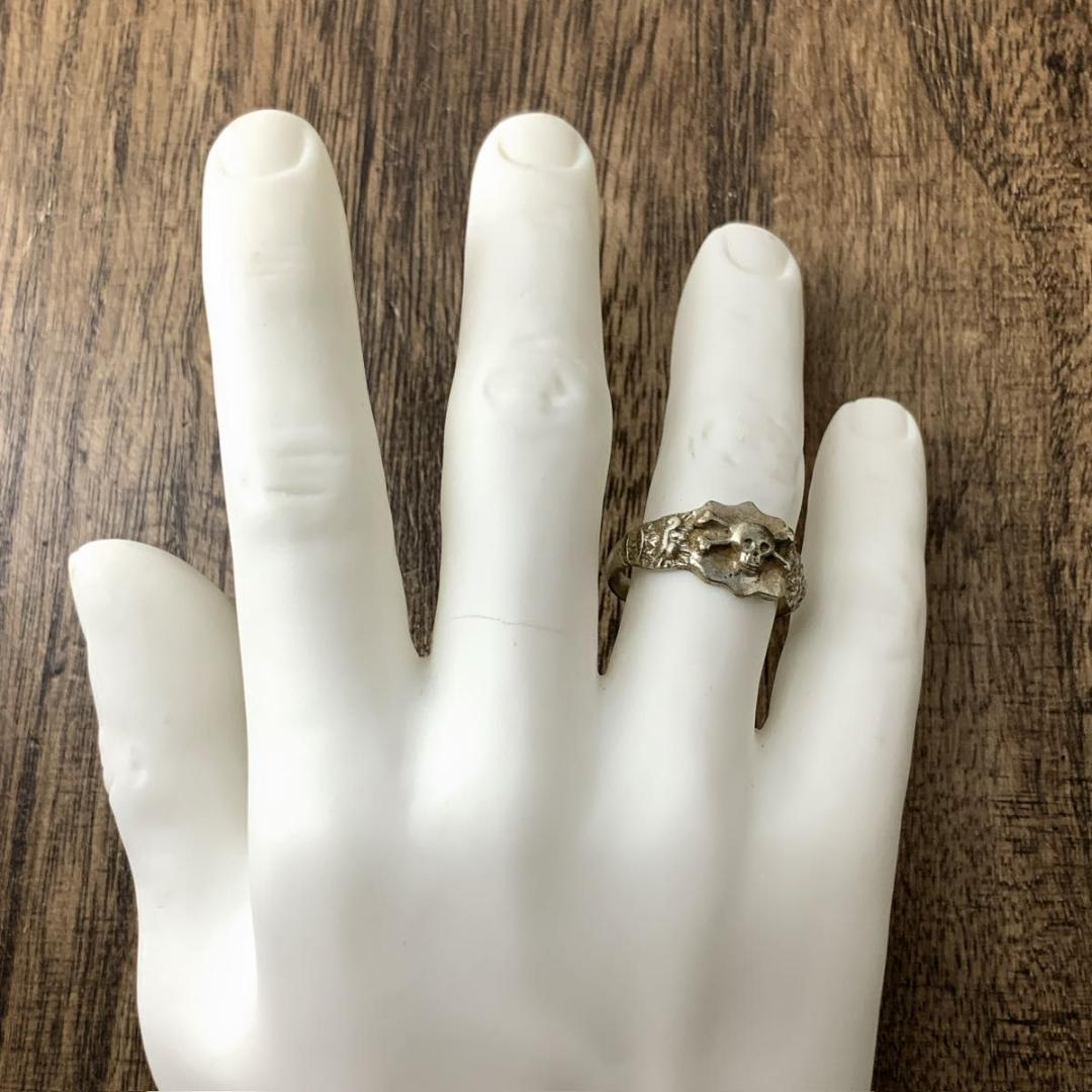 スカルボーンズ ヴィンテージ シルバー ミリタリーリング 24号 指輪 1