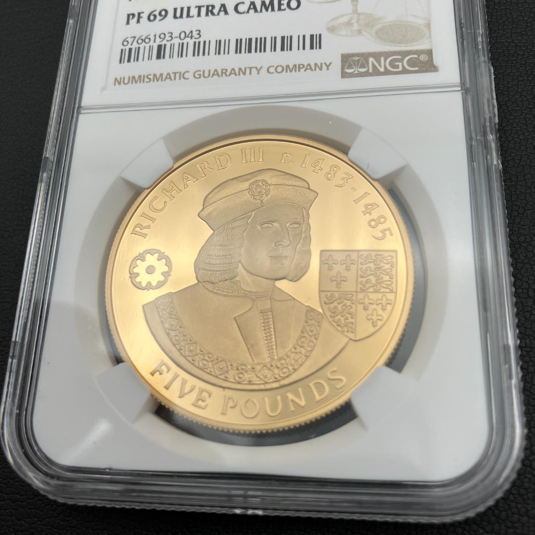 最高鑑定 オルダニー島 2007 リチャード３世 銀貨 PF69 ウルトラカメオ