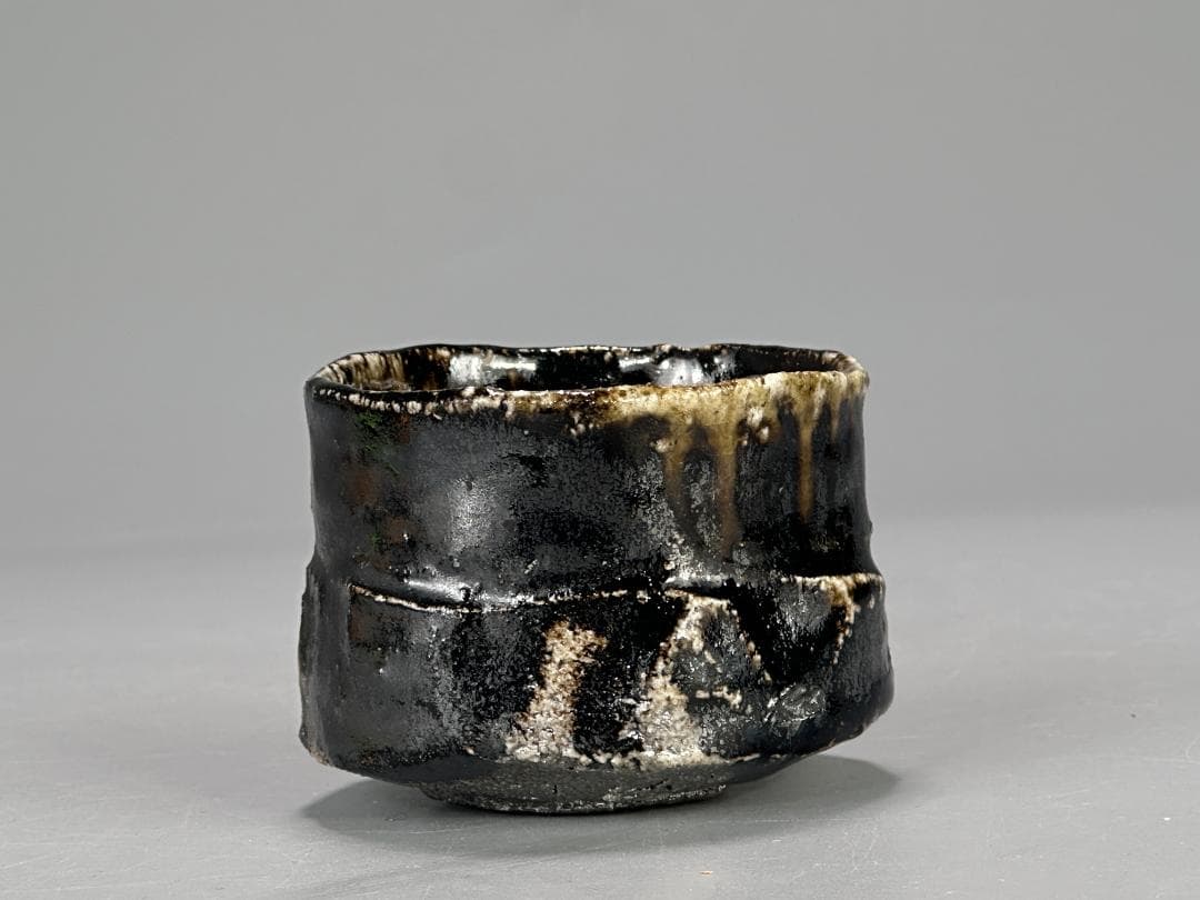 茶道具　茶碗　引出黒　茶碗　在銘