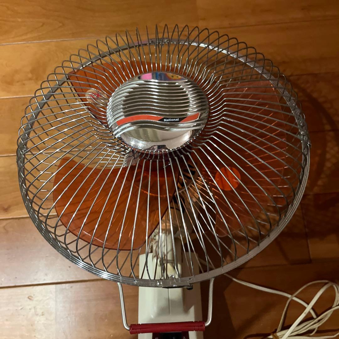 松下電器　ナショナル　壁掛け　扇風機　昭和レトロ 年代物　コレクション　希少