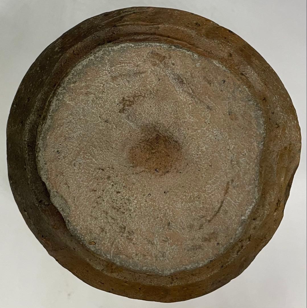 古備前 桂又三郎織 輪耳種壺水指 江戸末期 Y441