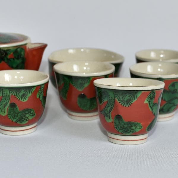 煎茶道 九谷焼 九谷木米 煎茶セット06