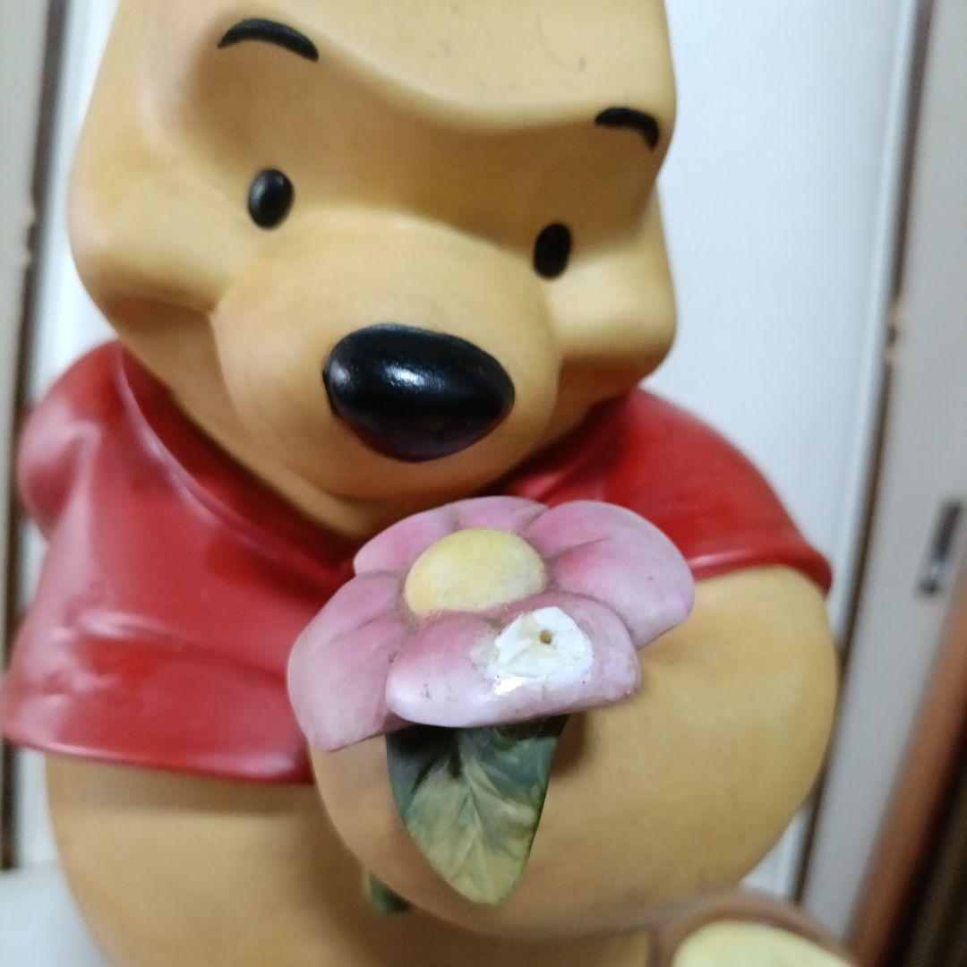 加藤工芸 くまのプーさん スタチュー 陶器 置き物 ガーデニング ビッグ