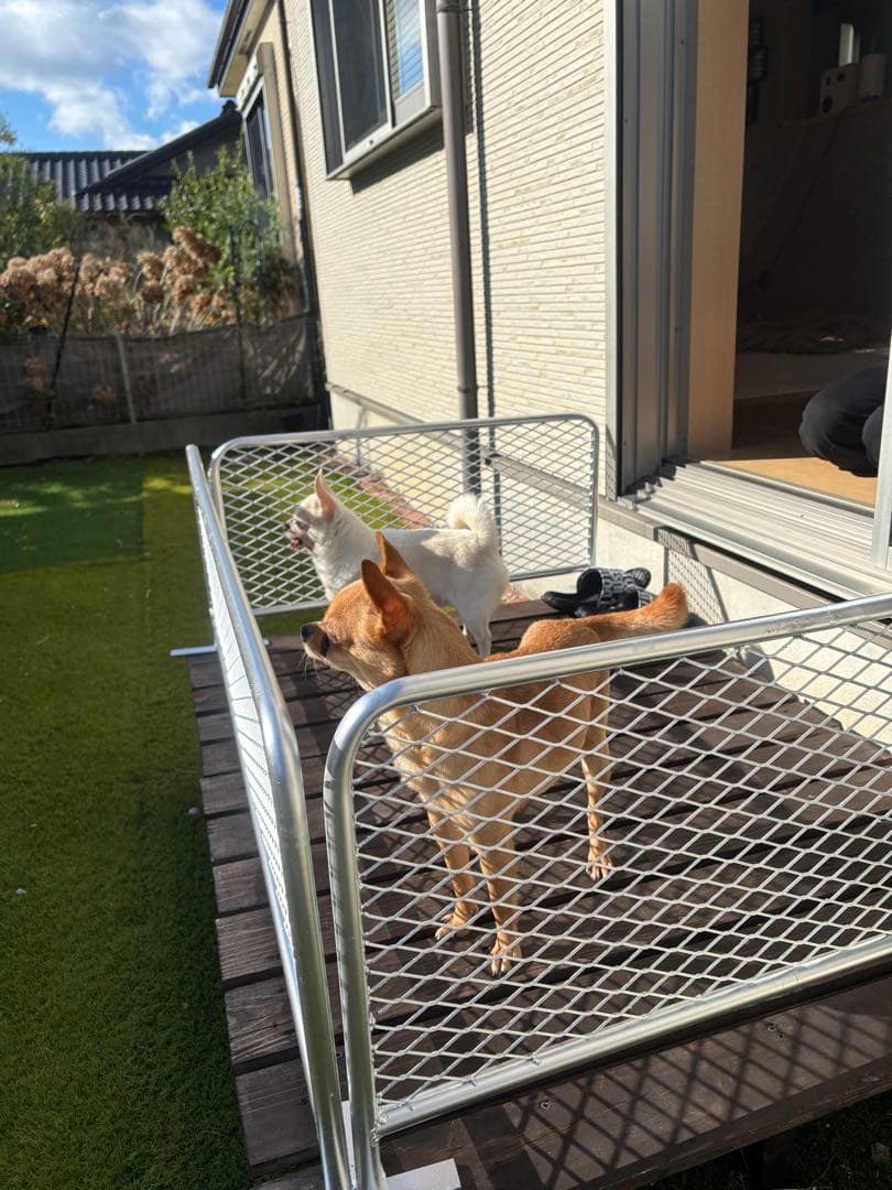 自立式アメリカンフェンス風ドッグバリケード間仕切りパーテーション