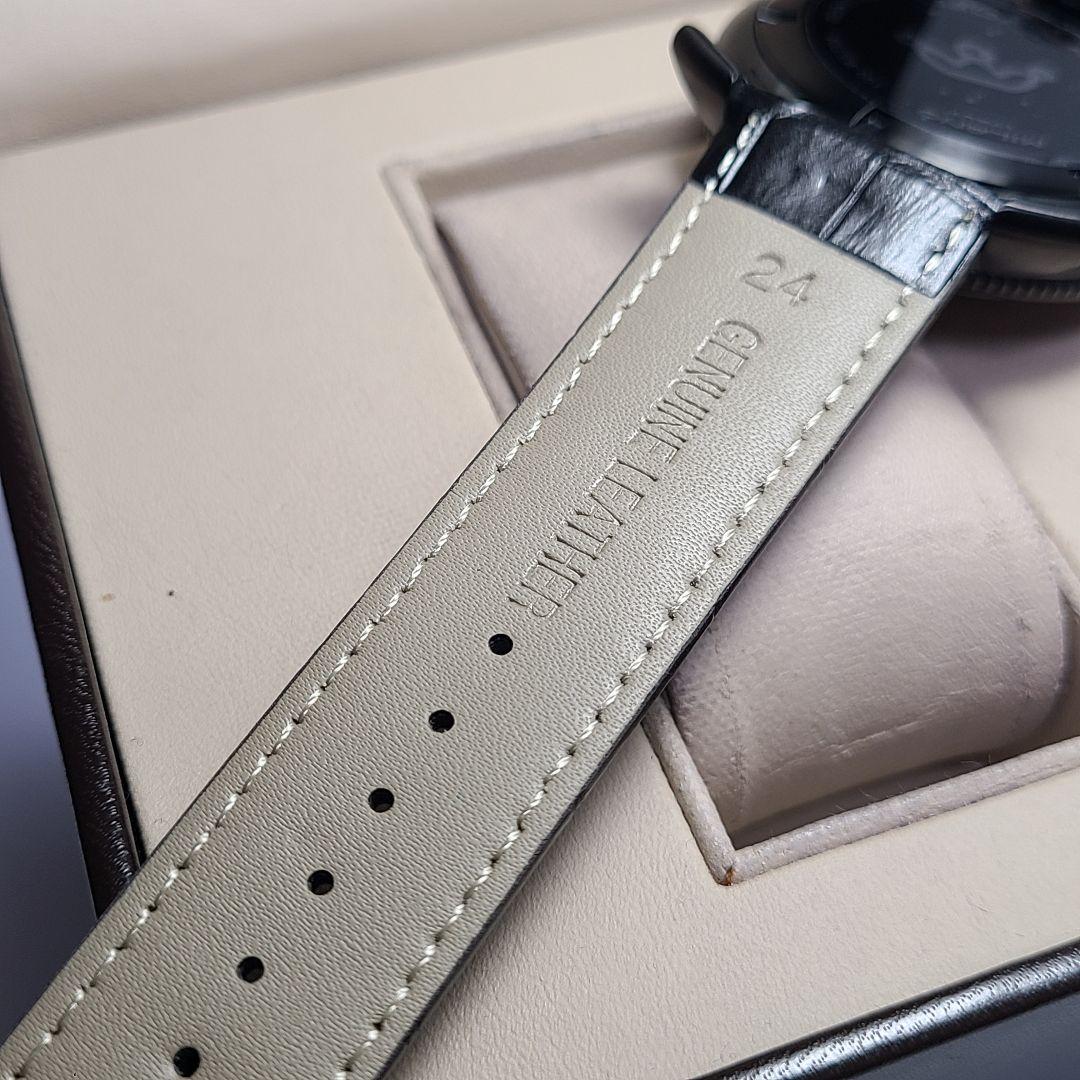 専用❗【未使用品】ガガミラノ　マヌアーレ48MM　社外レザーベルト　稼働品