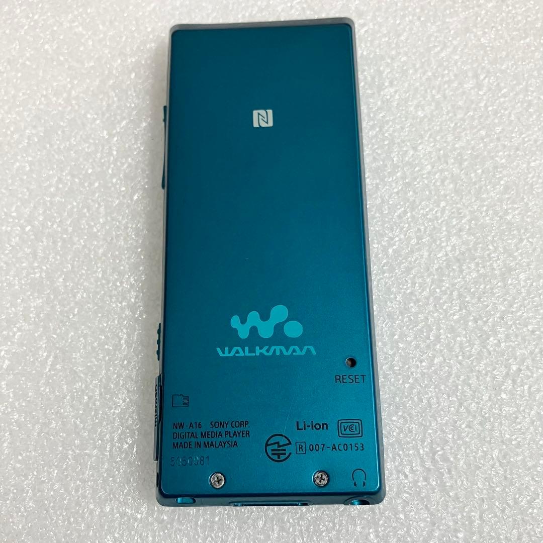 バッテリー良好】 ソニー ウォークマン NW-A16 32GB ブルー あおー