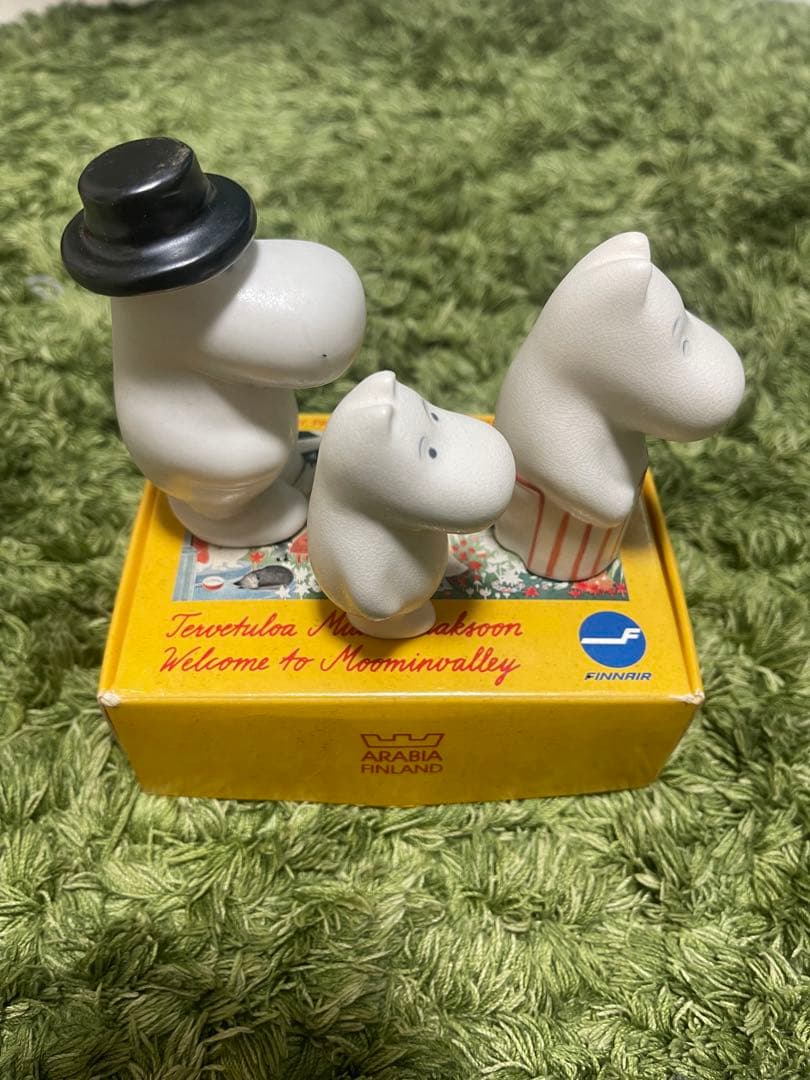 アラビア ムーミン フィギュア 3点セット arabia 北欧 インテリア