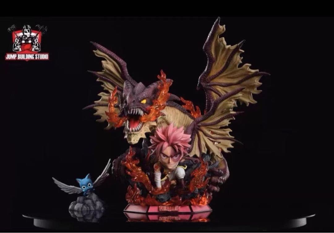 FAIRY TAILフェアリーテイル ナツ ガレージキット ガレキ スタチュー②