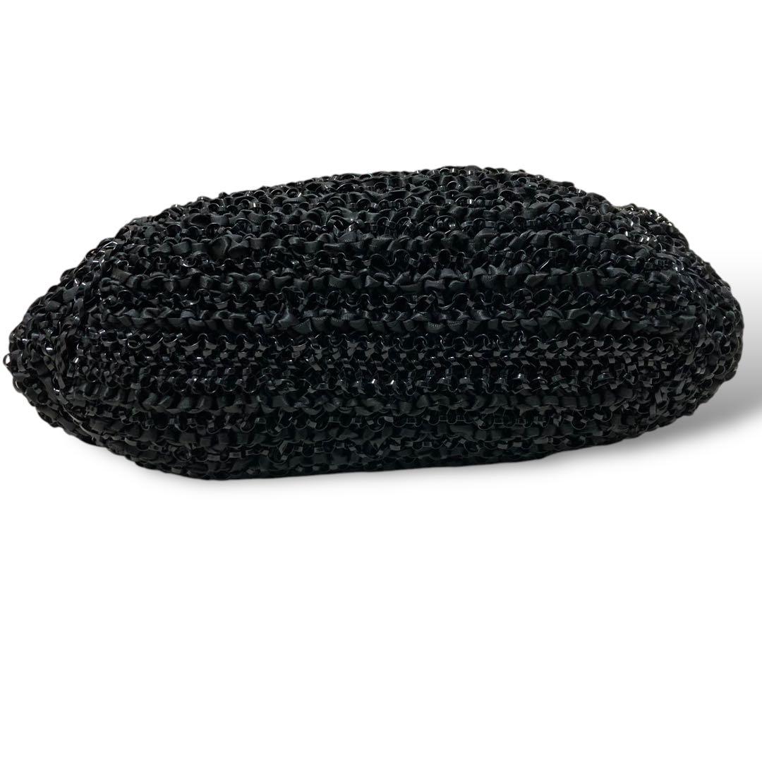 【美品】アンテプリマ　ワイヤーバッグ　トート　黒　手提げ　肩掛け　パーティー