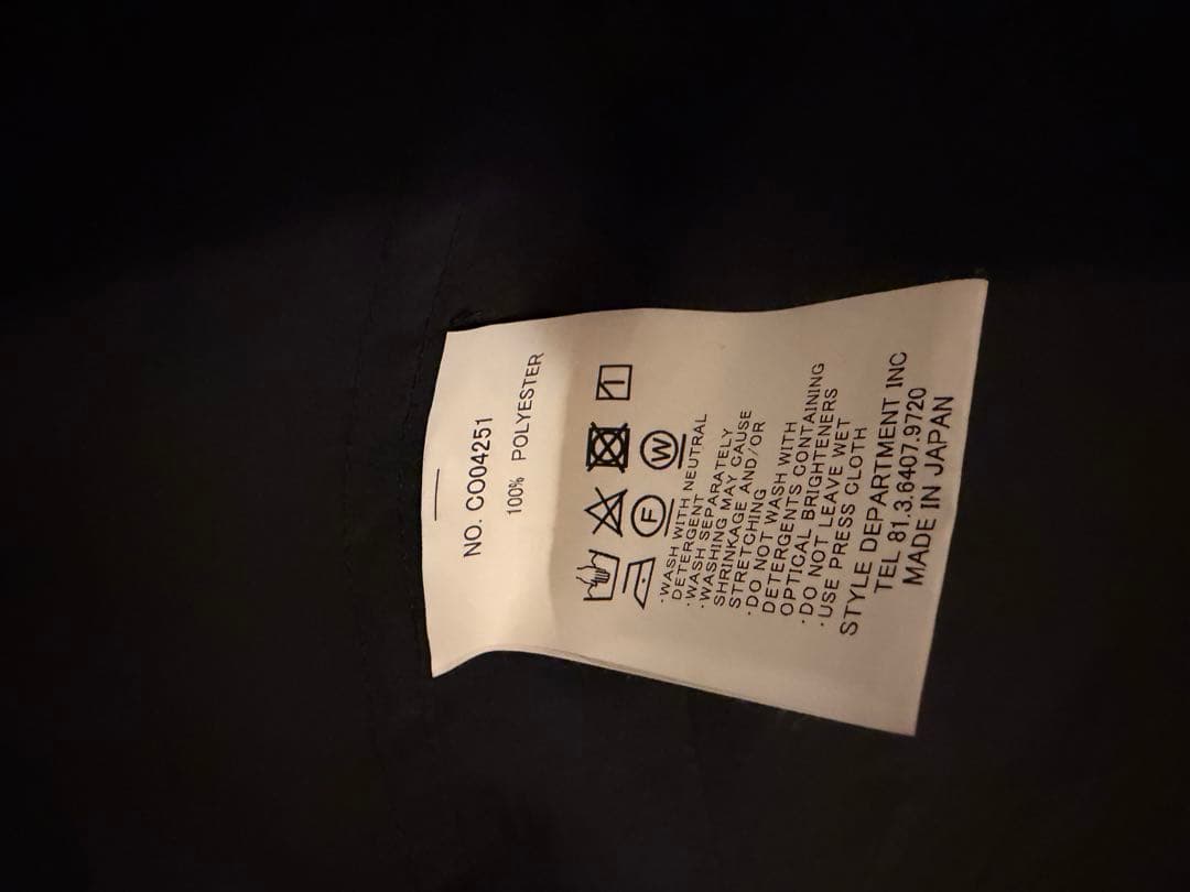 STILL BY HAND ブラック シャツジャケット 46